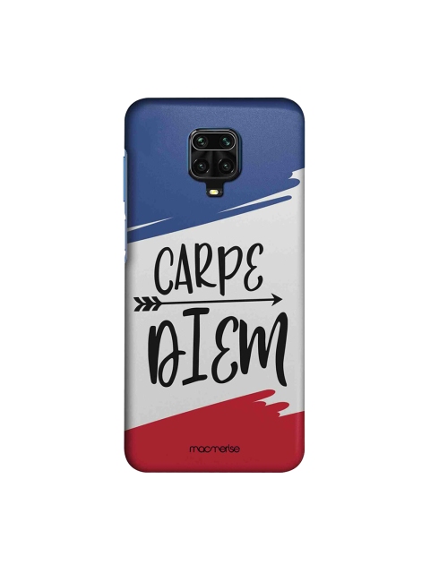 

macmerise Red & Blue Carpe Diem Printed Xiaomi Redmi Note 9 Pro Back Case