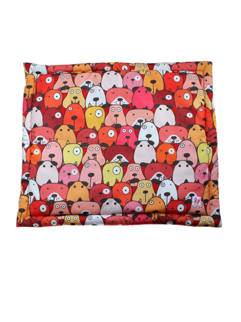 

Lana Paws Pupper Party Lounge & Travel Dog Mat (Large), Multi