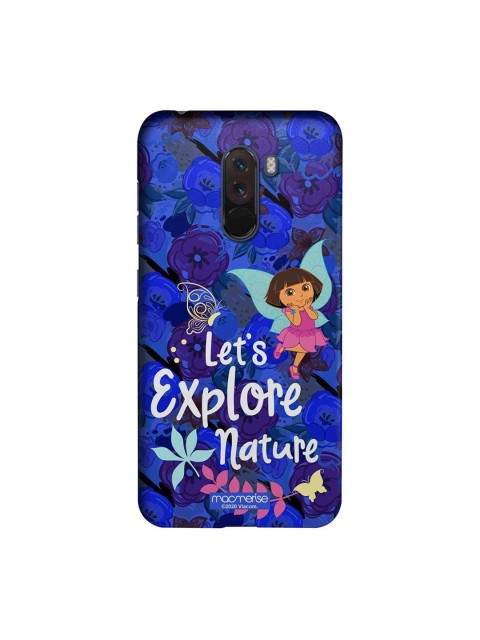 

macmerise Blue & Pink Let's Explore Nature Xiaomi Poco F1 Back Case