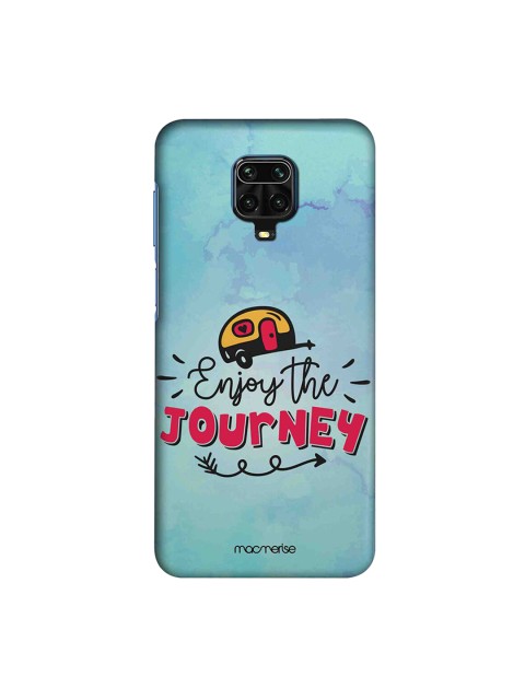 

macmerise Blue & Black Enjoy The Journey Redmi Note 9 Pro Max Back Case
