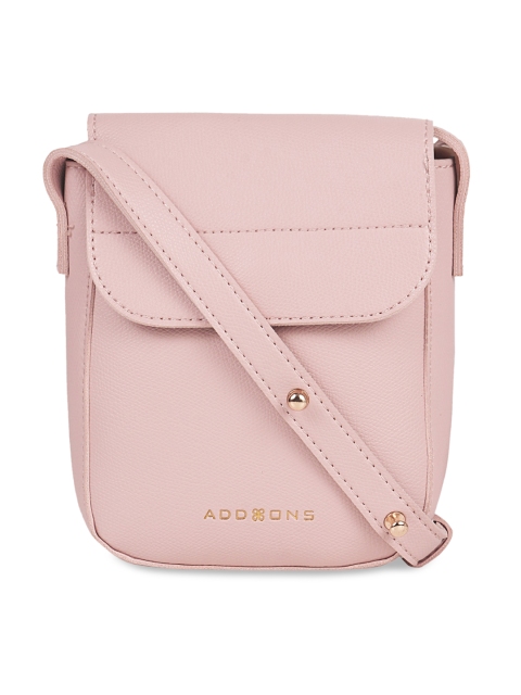 

Addons Pink Solid Sling Bag