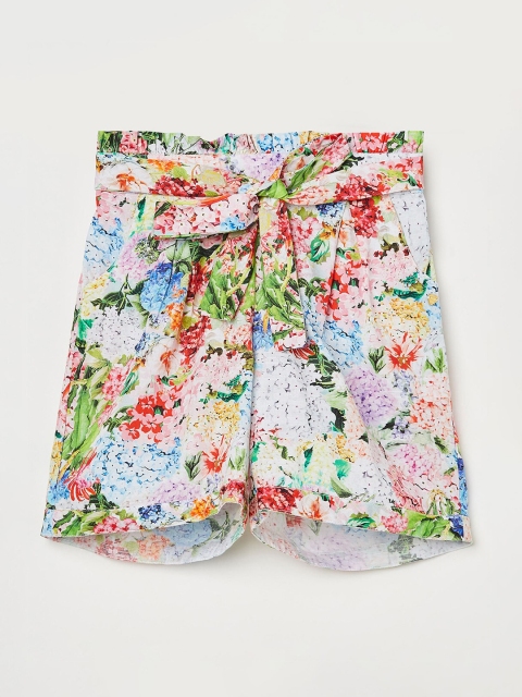 

Bossini Girls Multicoloured Printed Regular Fit Regular Shorts, Multi