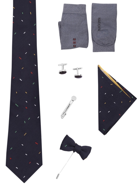 

Blacksmith Men Black & Grey Accessory Gift Set