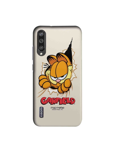 

macmerise White & Orange Cartoon Characters Heres Garfield Xiaomi Mi A3 Back Case
