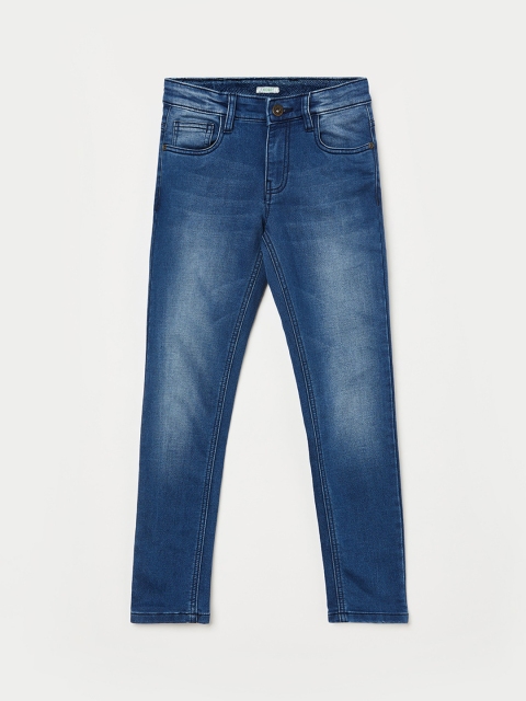 

Bossini Boys Blue Skinny Fit Mid-Rise Clean Look Jeans