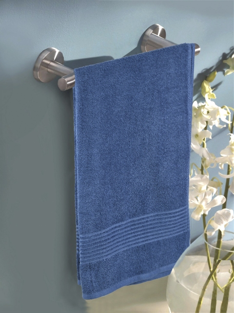 

Turkish Bath Blue Solid 550 GSM Bath Towel