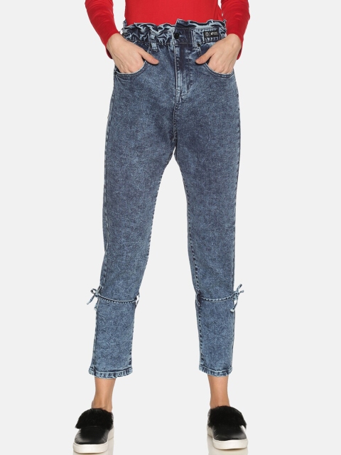 

KULTPRIT Women Blue Relaxed Fit High-Rise Clean Look Jeans