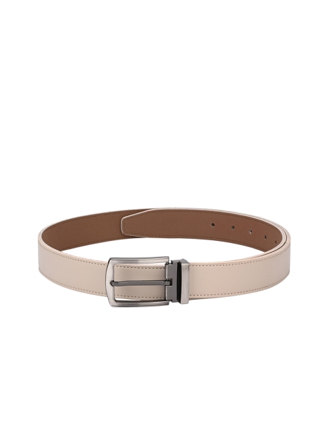

Calvadoss Men Beige Solid Sustainable Belt
