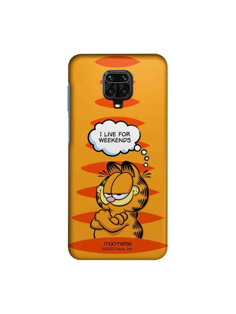 

macmerise Orange & Red Living For Weekends Xiaomi Redmi Note 9 Pro Max Back Case