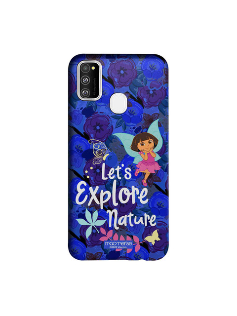 

macmerise Blue & Pink Cartoon Characters Explore With Dora Samsung Galaxy M30S Mobile Back Case
