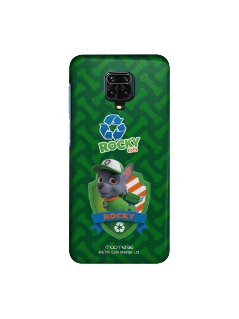 

macmerise Green & Blue Rocky Paw Patrol Printed Xiaomi Redmi Note 9 Pro Back Case