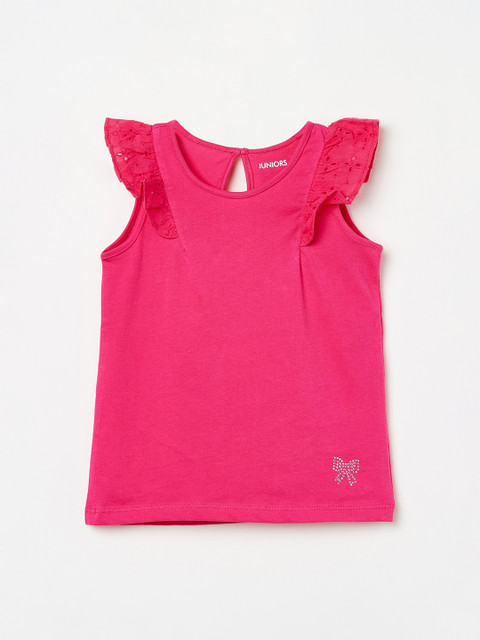 

Juniors by Lifestyle Girls Pink Solid Top