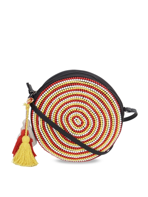 

Diwaah Multicoloured Textured Sling Bag, Multi