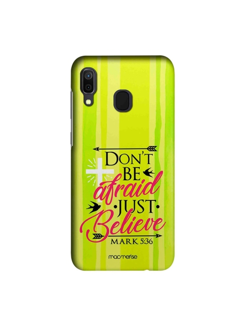 

macmerise Green & Black Just Believe Samsung Galaxy A30 Back Case