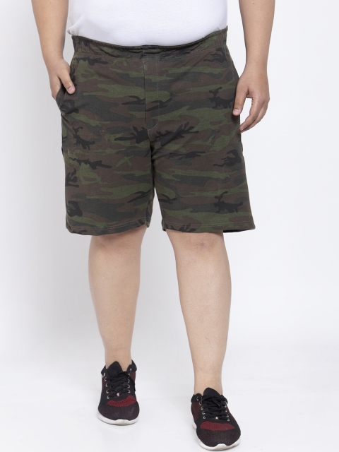 

plusS Men Multicoloured Printed Regular Fit Regular Shorts, Multi