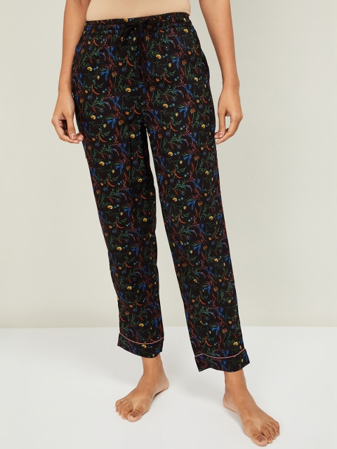 

Ginger by Lifestyle Women Black Printed Lounge Pants