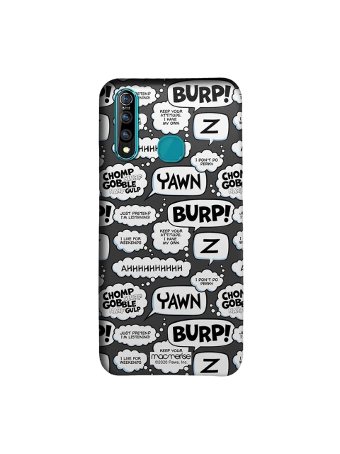 

macmerise Grey & White Moods of Garfield Grey Vivo Z1 Pro Back Cover