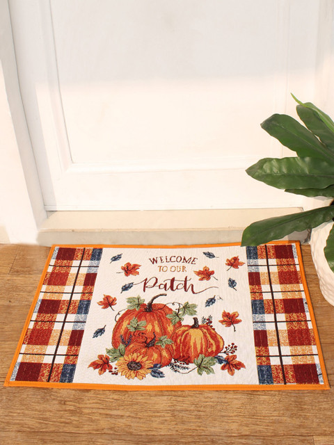 

AVI Living Multicoloured Printed Anti-Skid Doormat, Multi