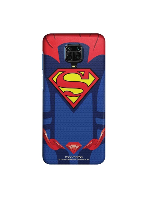

macmerise Blue & Red Suit Up Superman Redmi Note 9 Pro Max Back Case
