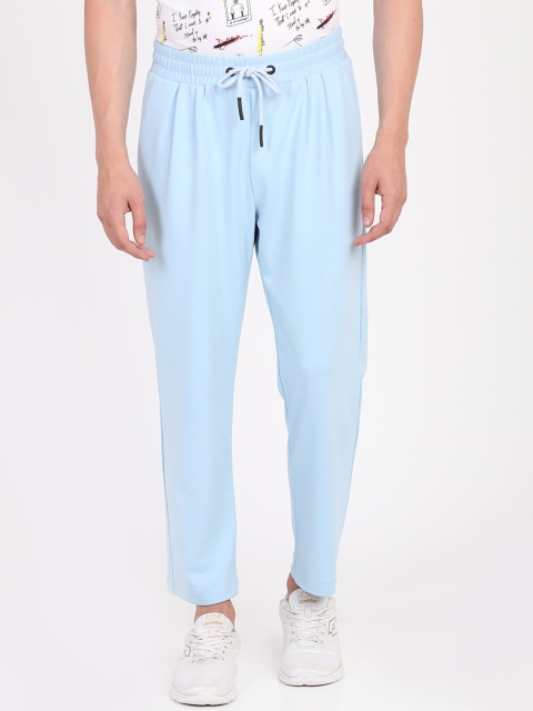 

Breakbounce Men Blue Straight Fit Solid Regular Trousers