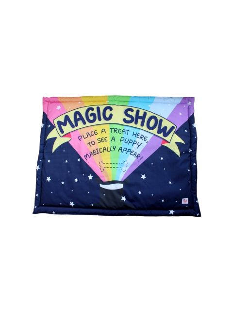 

LANA PAWS Navy Blue Magic Show Lounge & Travel Medium Dog Mat