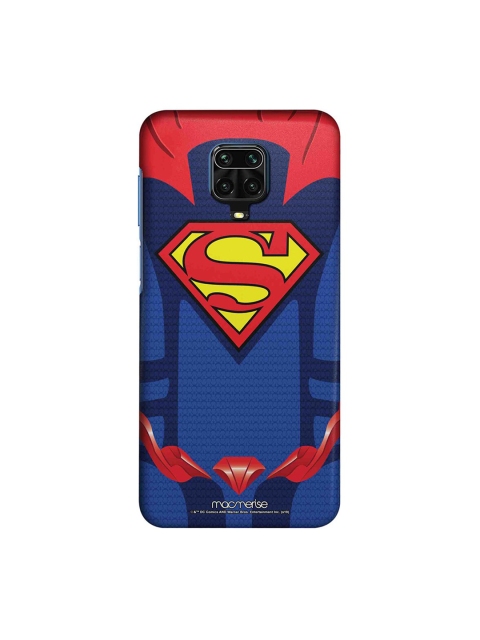

macmerise Blue & Red Suit Up Superman Redmi Note 9 Pro Back Case