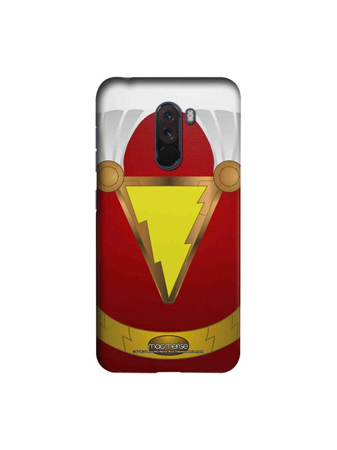 

macmerise Maroon & Yellow Suit Up Shazam Xiaomi Poco F1 Back Case