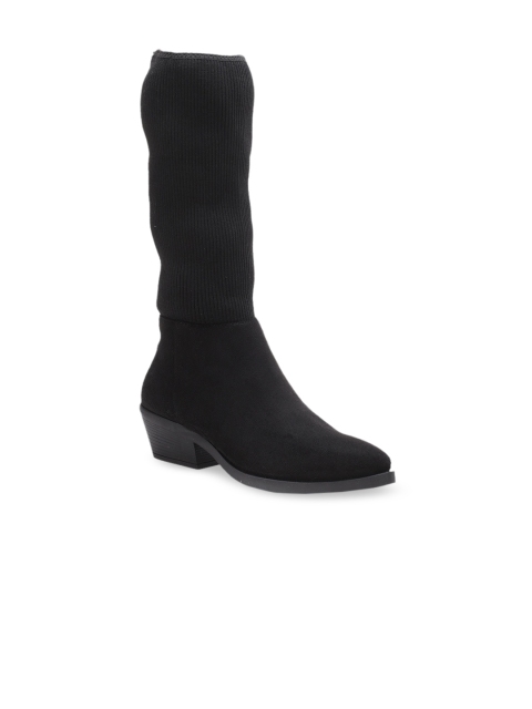 

Bruno Manetti Women Black Solid Heeled Boots