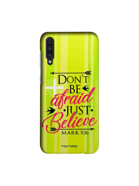 macmerise Green & Pink Just Believe Samsung Galaxy A50s Back Cover