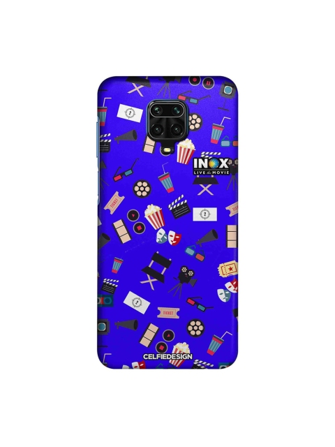 

macmerise Blue & Black Love Cinema Xiaomi Redmi Note 9 Pro Max Back Case