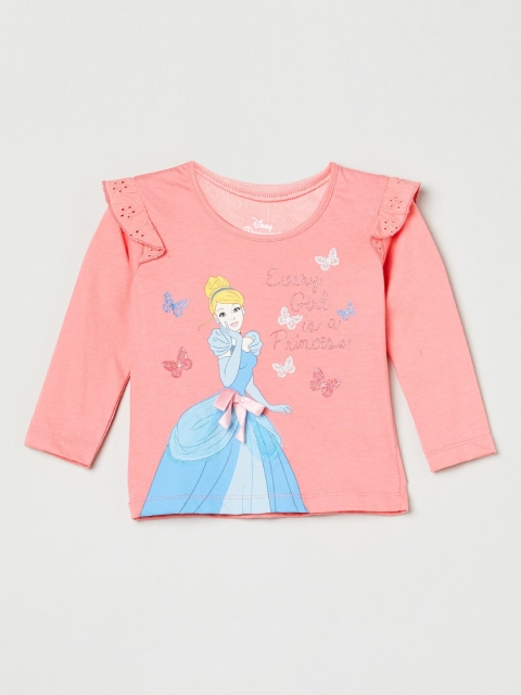 

max Girls Pink Printed Top