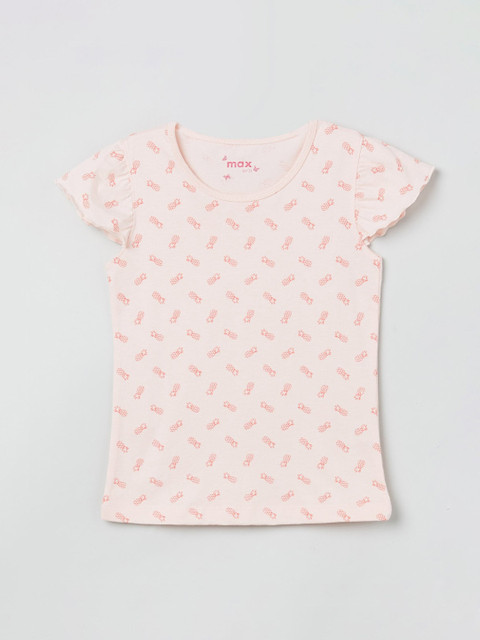 

max Girls Multicoloured Printed Top, Multi