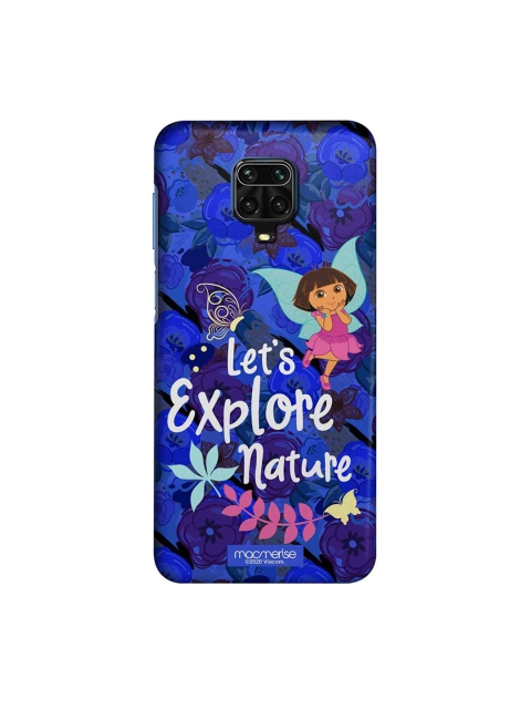 

macmerise Blue & Pink Explore with Dora Blue Xiaomi Redmi Note 9 Pro Back Case