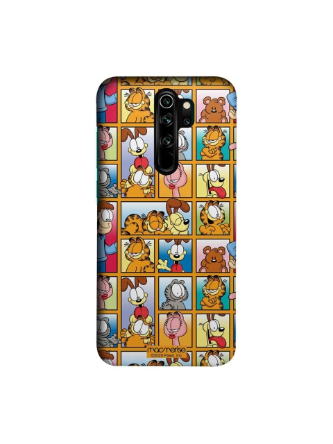 

macmerise Yellow & Brown Garfield Collage Xiaomi Redmi Note 8 Pro Back Cover