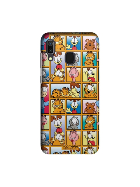 

macmerise Brown & Blue Garfield Collage Samsung Galaxy A30 Back Case