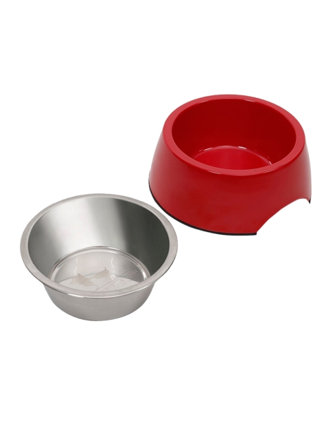 

Heads Up For Tails Red Toothsome Meal Dog Food Bowl
