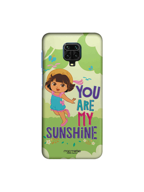 

macmerise Green & Blue My Sunshine Dora Xiaomi Redmi Note 9 Pro Max Back Case
