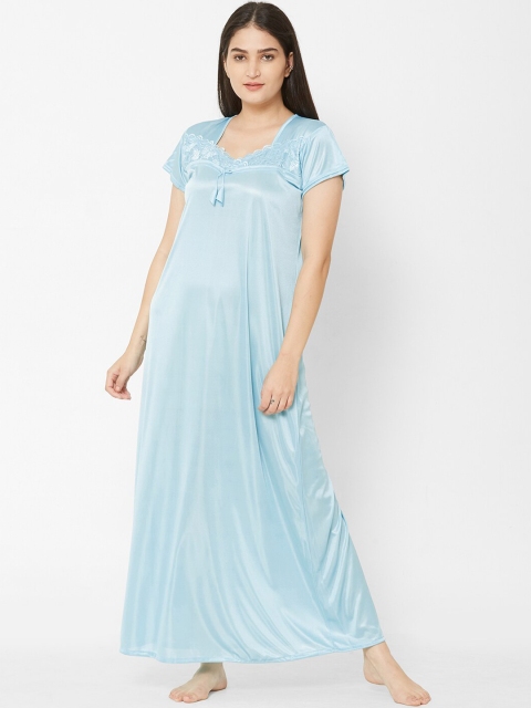 

Juliana Dream Women Blue Solid Nightdress