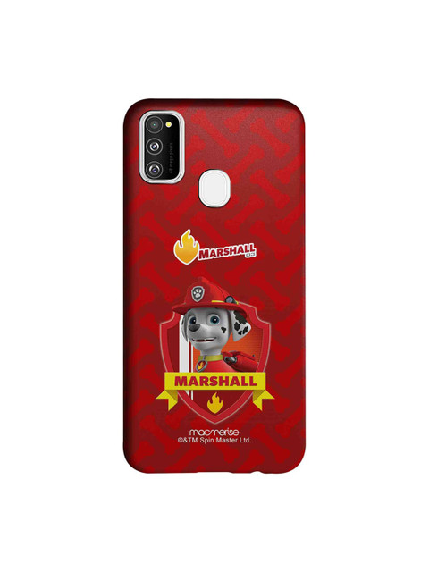 

macmerise Red & Grey Cartoon Characters Marshall Paw Patrol Samsung Galaxy M30S Mobile Back Case