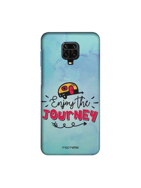 

macmerise Blue & Red Enjoy The Journey Redmi Note 9 Pro Back Case
