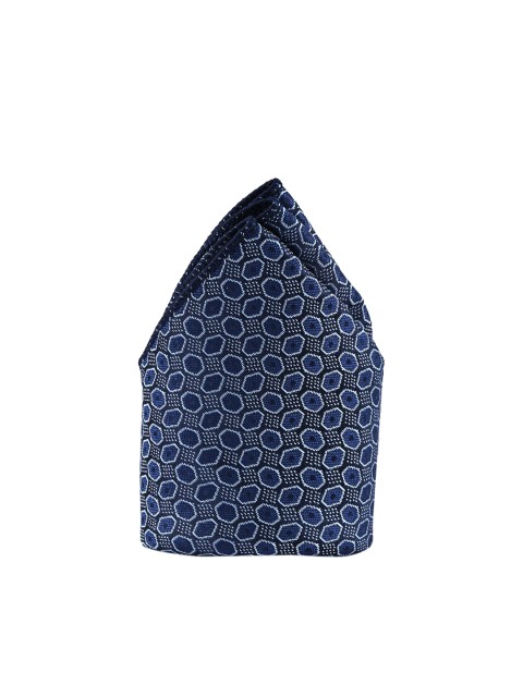 

BuckleUp Men Blue Printed Pocket Square