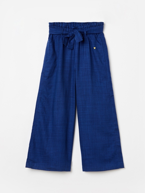 

Bossini Girls Blue Regular Fit Solid Culottes