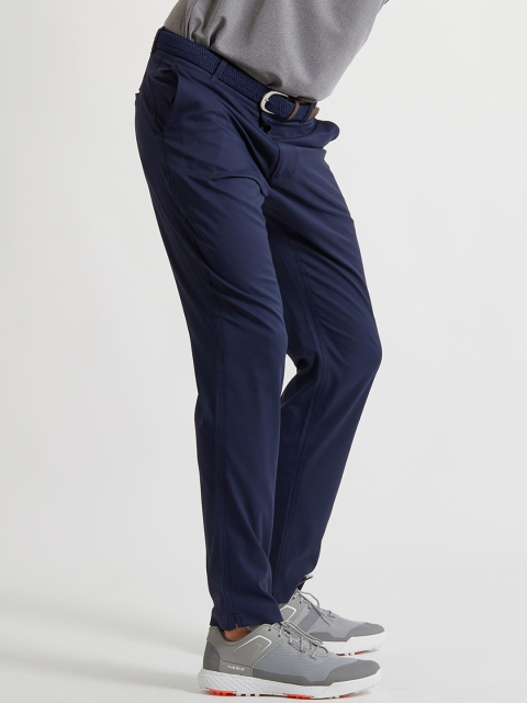 

Inesis By Decathlon Men Navy Blue Regular Fit Solid Regular Trousers