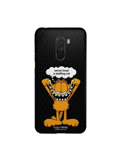 

macmerise Black & White Cartoon Characters Smiling Garfield Xiaomi Poco F1 Back Case