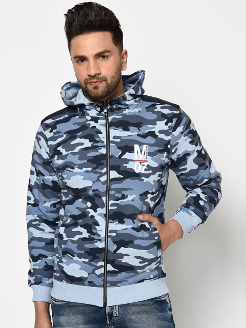 

Octave Men Blue Printed Sweatshirt