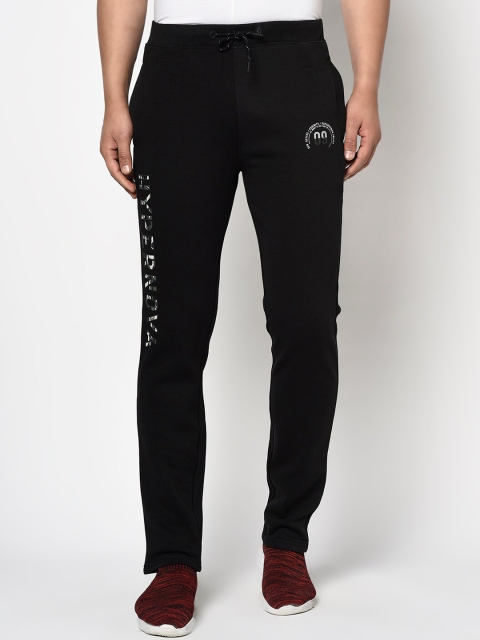 

Octave Men Black Solid Slim-Fit Track Pants
