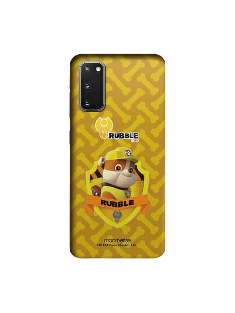 

macmerise Yellow & Brown Rubble Paw Patrol Samsung Galaxy S20 Back Case