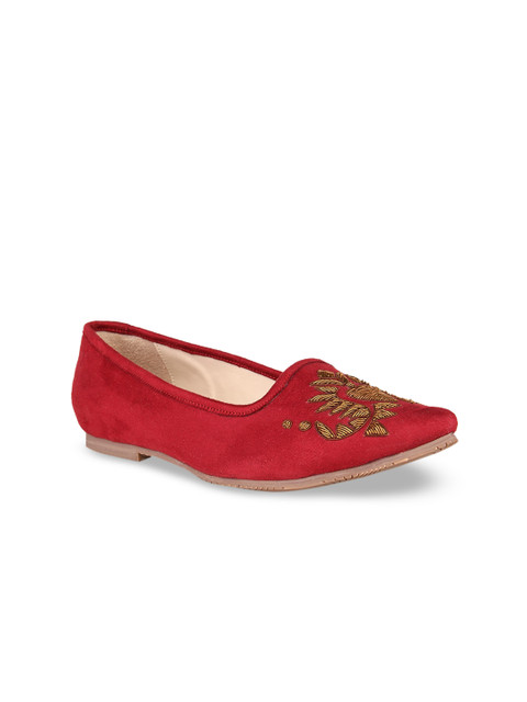 

Biba Women Red Striped Ballerinas