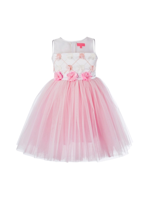 

Toy Balloon kids Girls Pink Printed Fit and Flare Dress