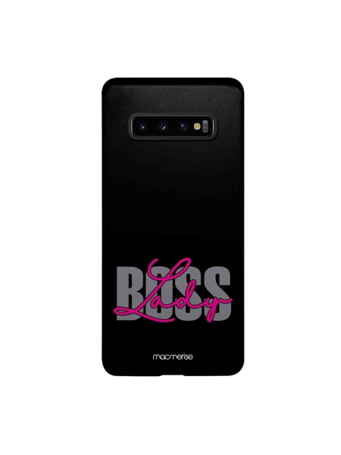 

macmerise Black & Pink Boss Lady Bold Samsung Galaxy S10 Plus Back Cover